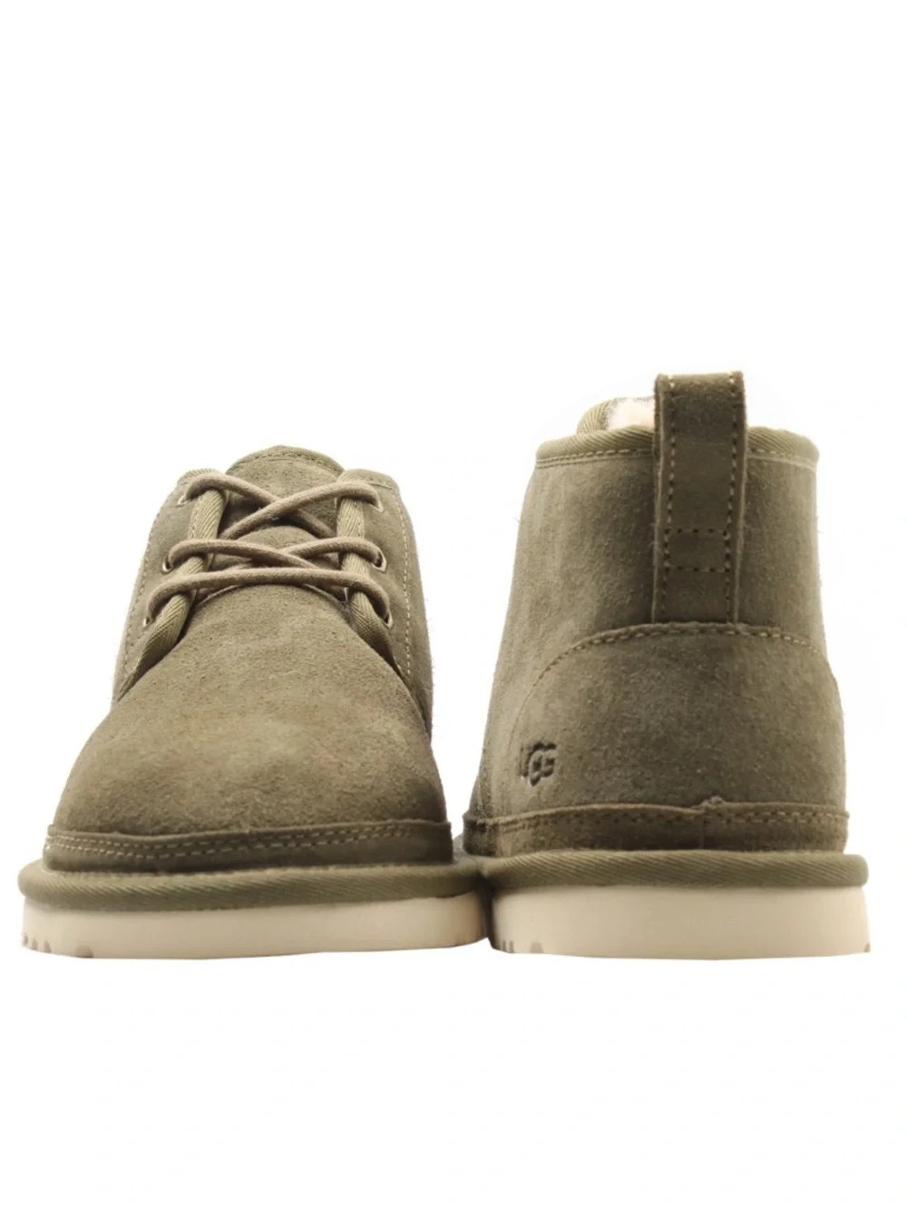 UGG Australia Neumel Moss Green Men's Boot 3236-MSG fur lined size 10